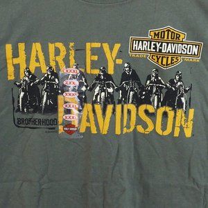 Olive Green Genuine Harley-Davidson Short Sleeve T-Shirt